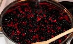 Black currant jam - recipe, calorie content, barkiness and harm Black currants, grated with cucumber