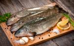 How to salt trout budinka with salt and cucumber